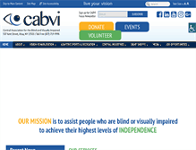 Tablet Screenshot of cabvi.org